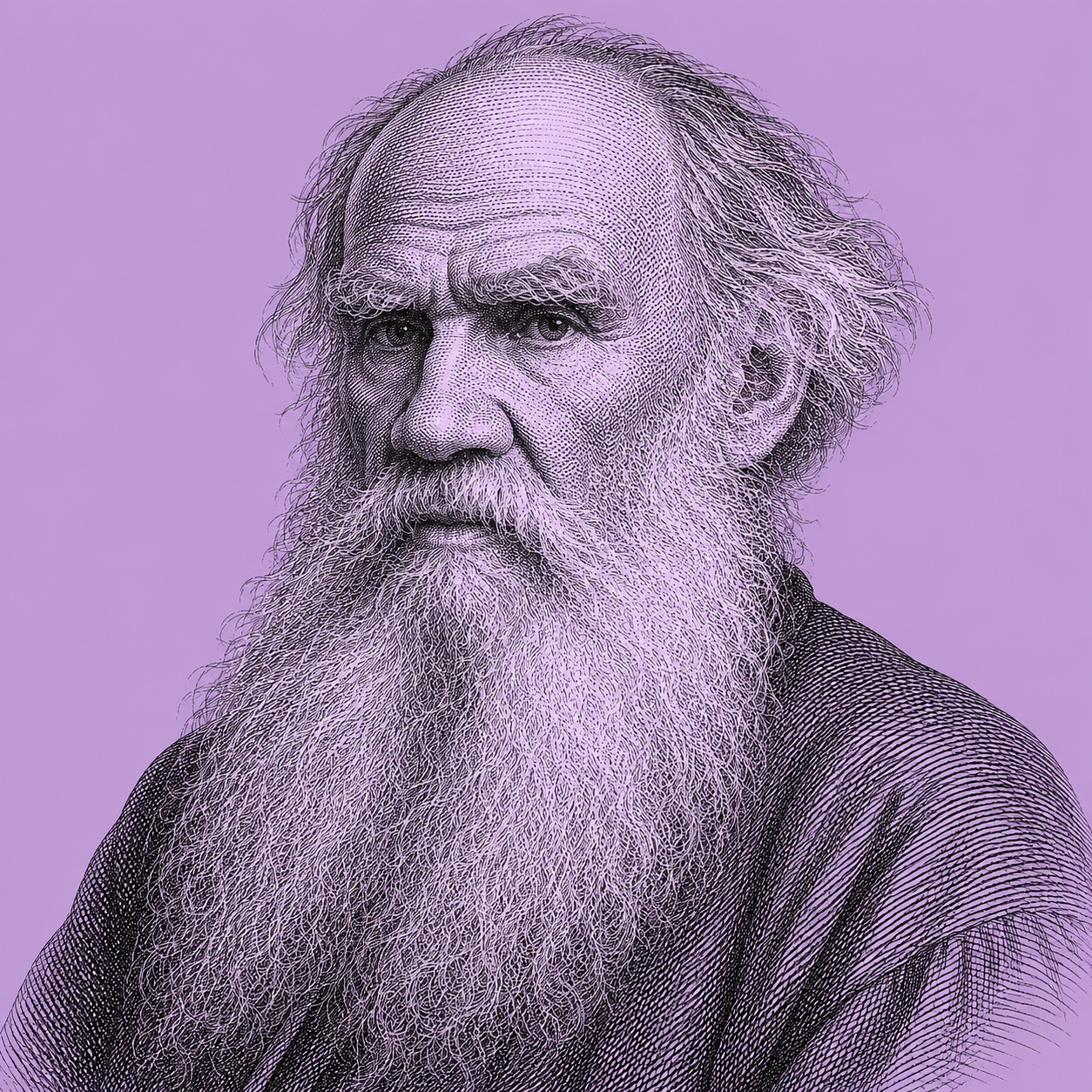 Portrait of Leo Tolstoy