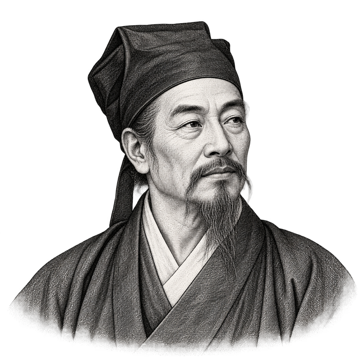 吴承恩的传统形象插图，非经考证的本人肖像
