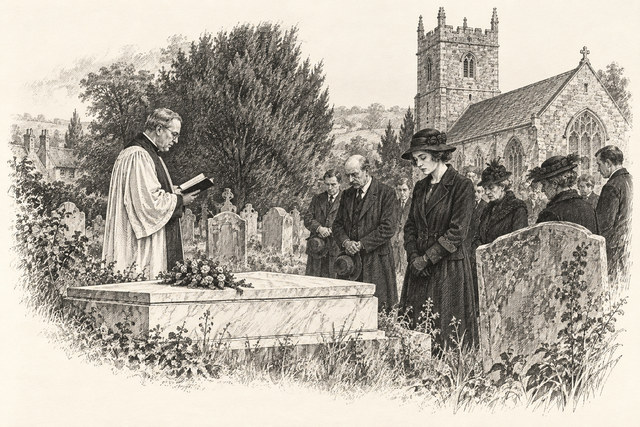 An engraving-style sketch for The Man in the Brown Suit, CHAPTER II.
