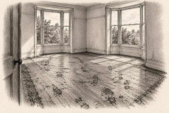 An engraving-style sketch for The Man in the Brown Suit, CHAPTER VII.