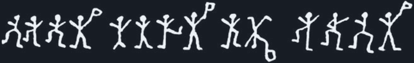 Holmes's Dancing Men cipher message: COME HERE AT ONCE.